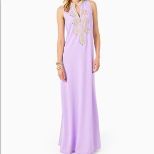 NWT Jane Maxi Dress Lily Pulitzer “Purple Iris”